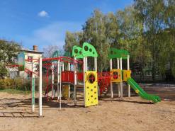 Монтаж детской площадки Воробьево